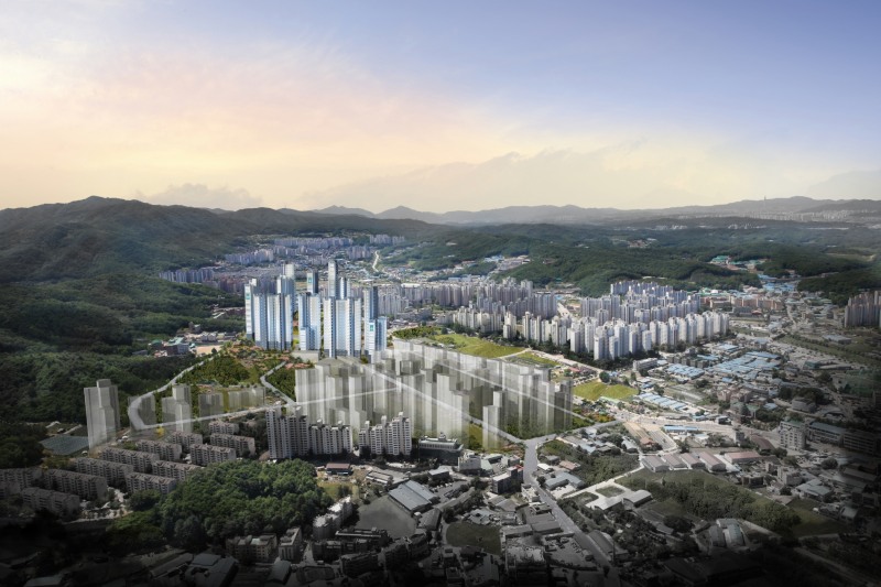 오남역 서희스타힐스 조감도.