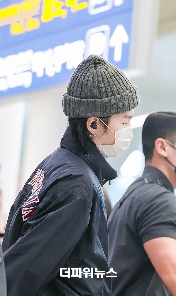 방탄소년단 슈가, 인천국제공항 입국