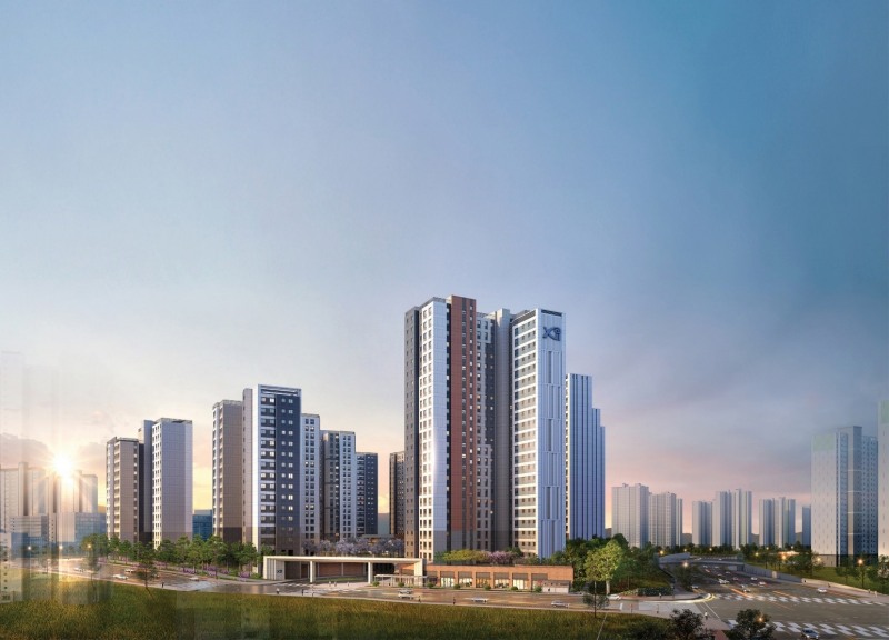 위례자이 더 시티 단지내상가 투시도.(사진=GS건설)