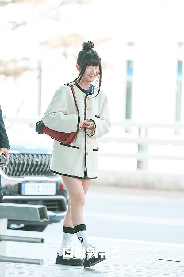 뉴진스 하니, 인천국제공항 출국
