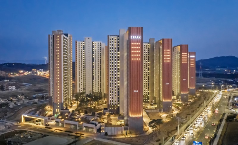 가경 아이파크 5단지 현장 모습.(사진=HDC현대산업개발)