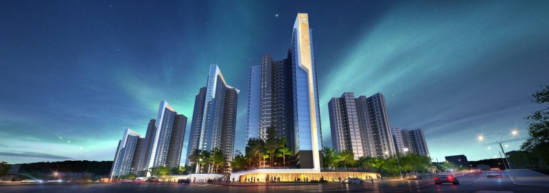 구미 형곡4주공 재건축 조감도.(사진=현대건설)