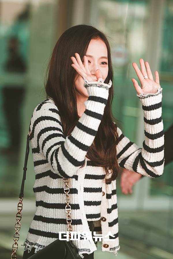 블랙핑크 지수, 인천국제공항 출국