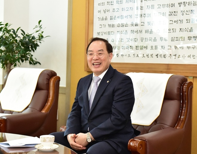 하윤수 부산교육감.(제공=부산교육청)