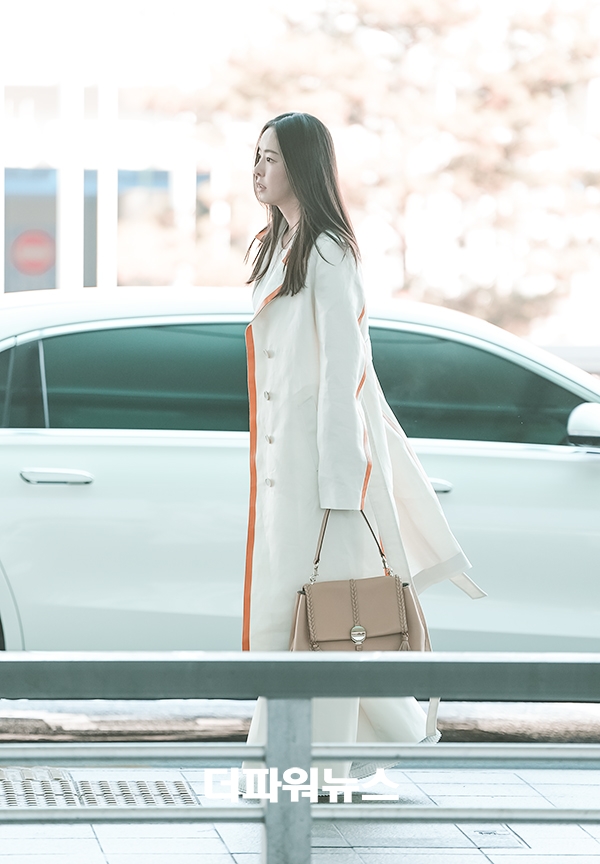 이다희, 인천국제공항 출국