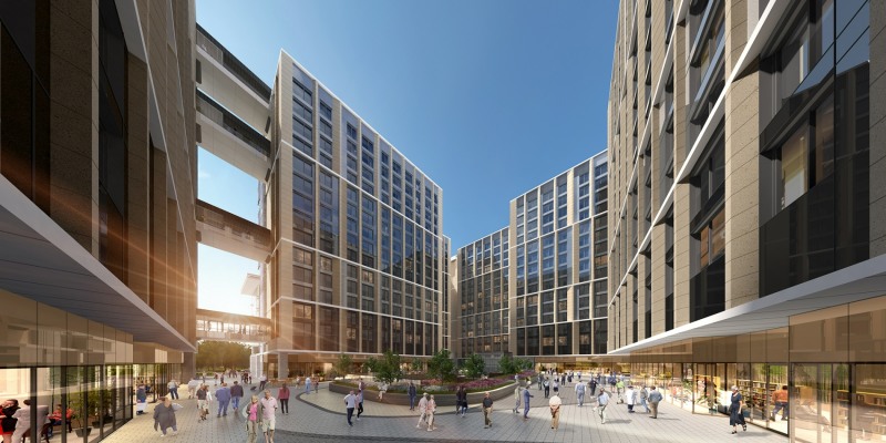 시니어 레지던스 ‘VL 르웨스트’ 단지 이미지.(사진=롯데건설)