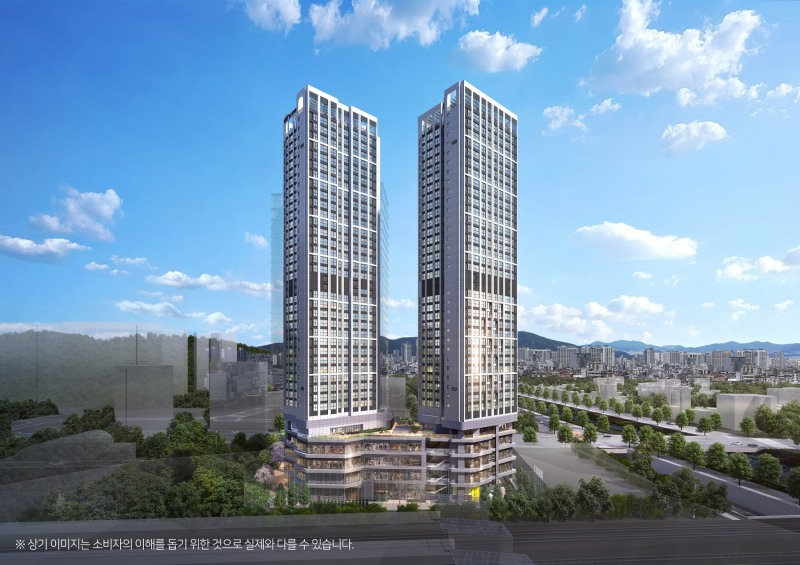 힐스테이트 DMC역 투시도.(사진=현대건설)