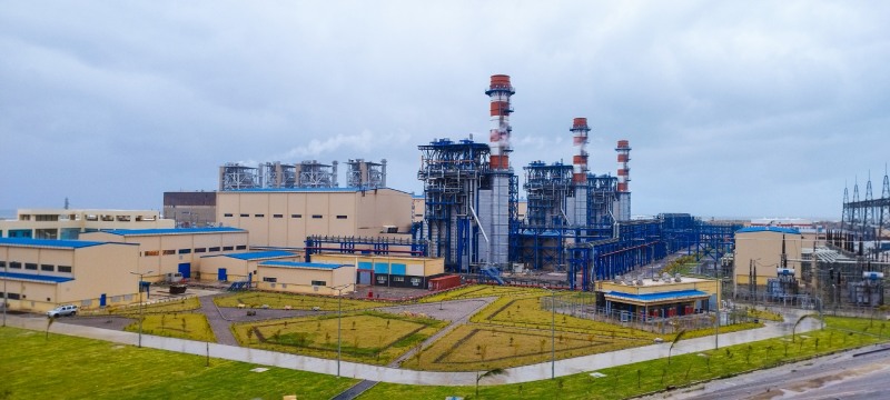 알제리 라스지넷 가스복합화력발전소 전경.(사진=대우건설)