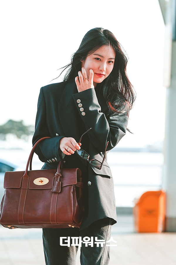 신예은, 인천국제공항 출국
