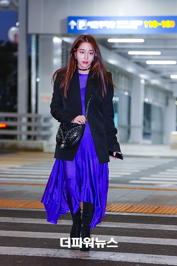 이민정, 인천국제공항 출국