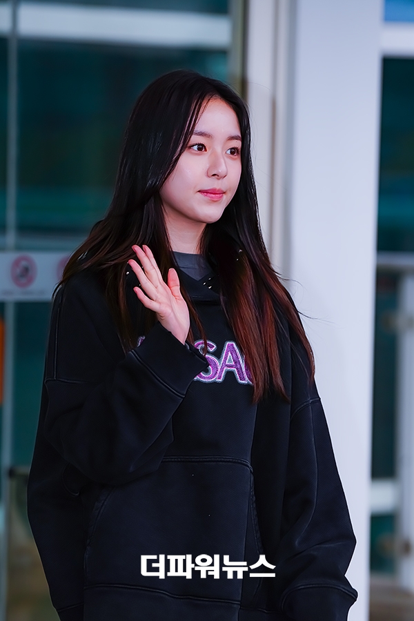 박지후, 인천국제공항 출국