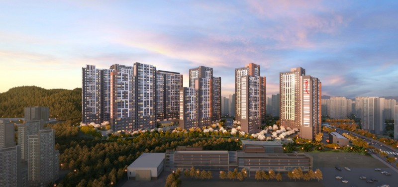 안성 당왕지구 영무예다음 투시도