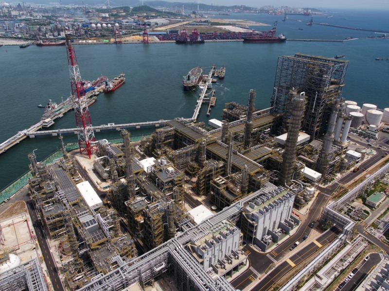 DL이앤씨 울산 에쓰오일 잔사유 고도화시설.(사진=DL이앤씨)