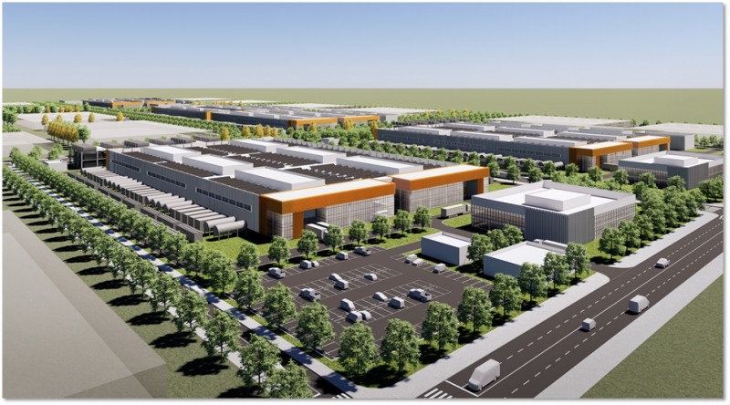 솔라시도 AI데이터센터 예상 조감도.