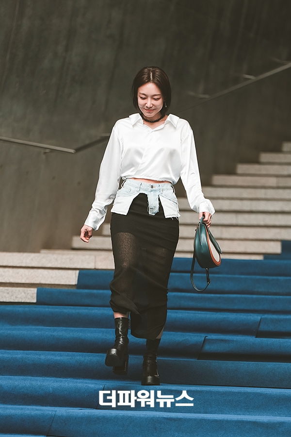 신소율, 2023 f/w 서울 패션위크 '얼킨' 패션쇼
