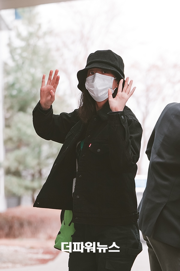 블랙핑크 지수, 김포국제공항 출국