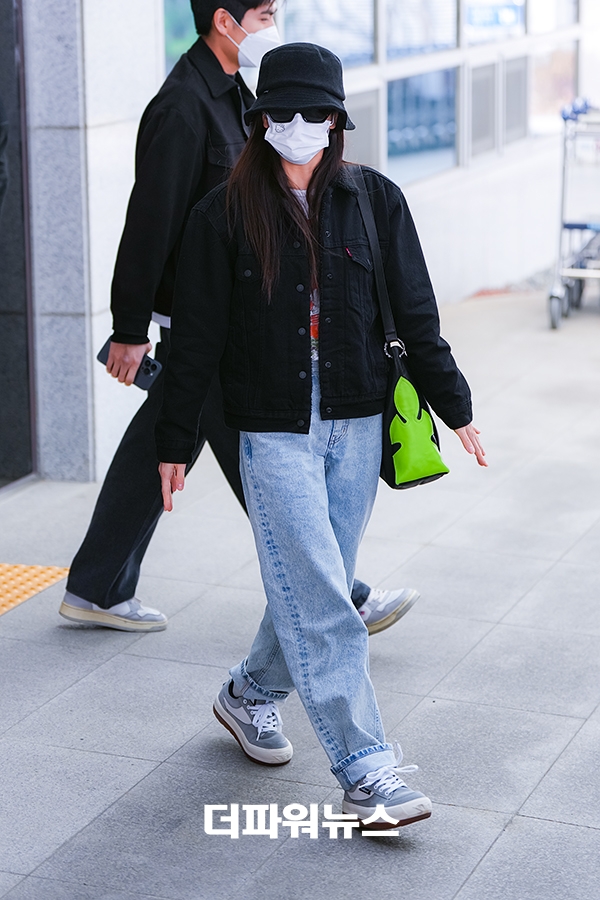 블랙핑크 지수, 김포국제공항 입국