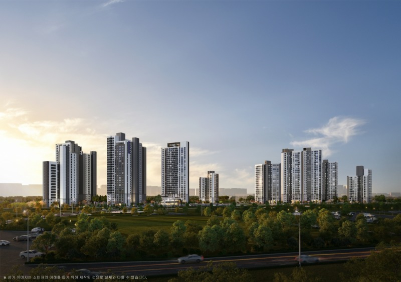 해링턴 플레이스 진사 투시도.(사진=효성중공업)