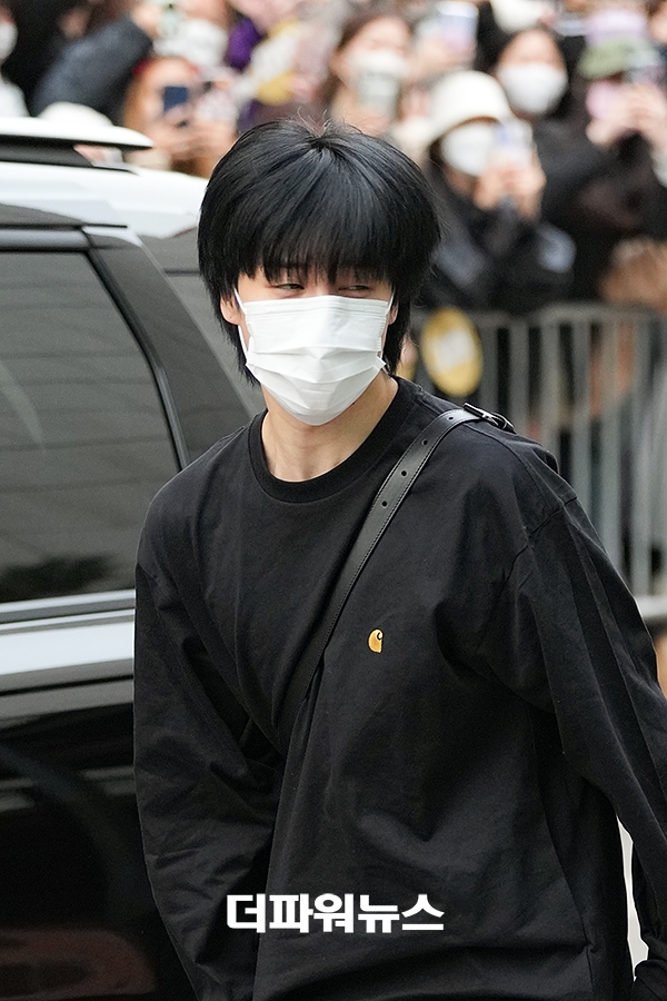방탄소년단 지민, KBS 방송국 출근길