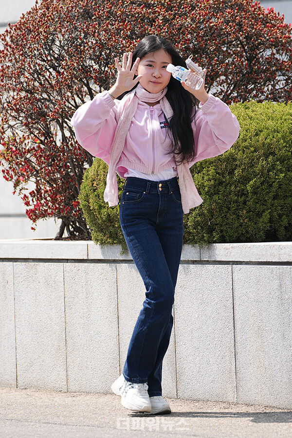 김다현.KBS가요무대출근길