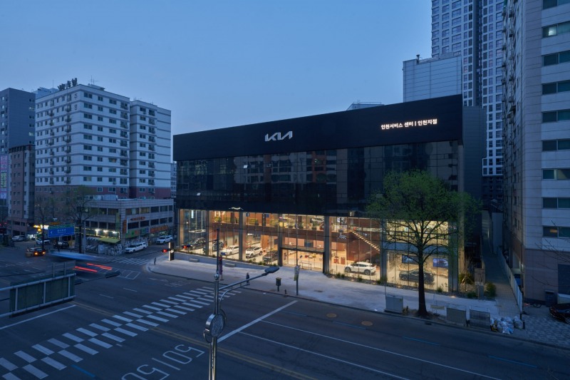 기아 인천 플래그십 스토어 전경.(사진=기아)