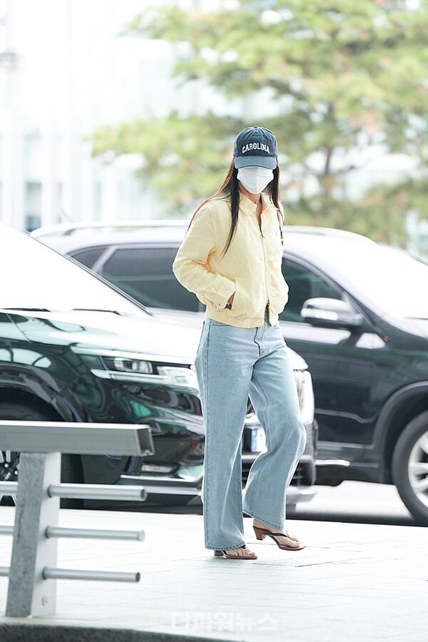 정수정,인천국제공항출국