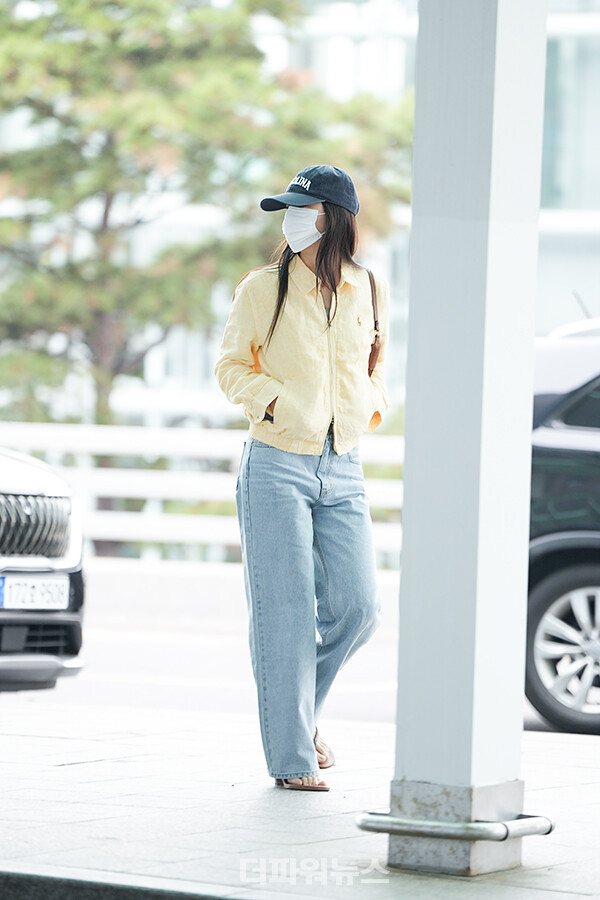 정수정,인천국제공항출국