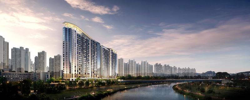 이문동 삼익아파트 리모델링 투시도.(사진=KCC건설)