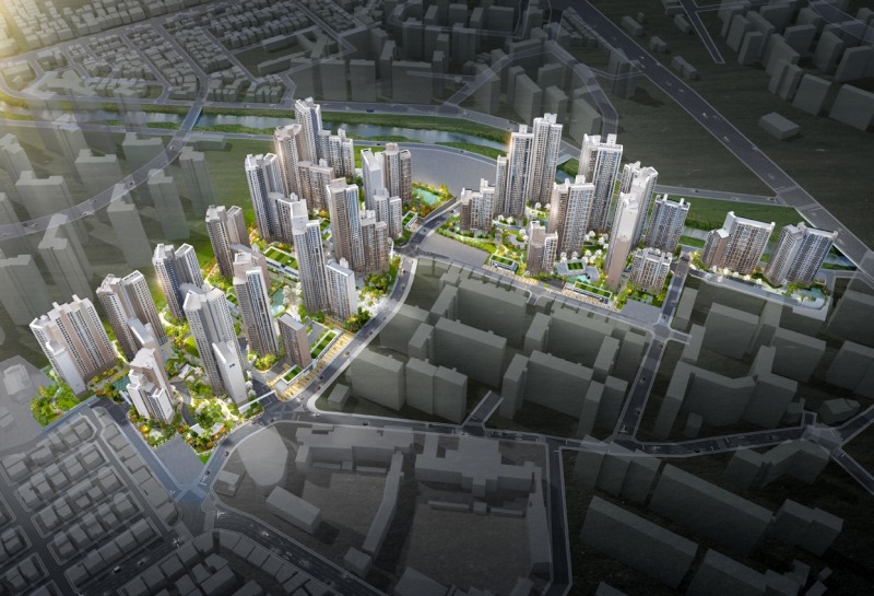 광명자이더샵포레나 조감도.(사진=GS건설)