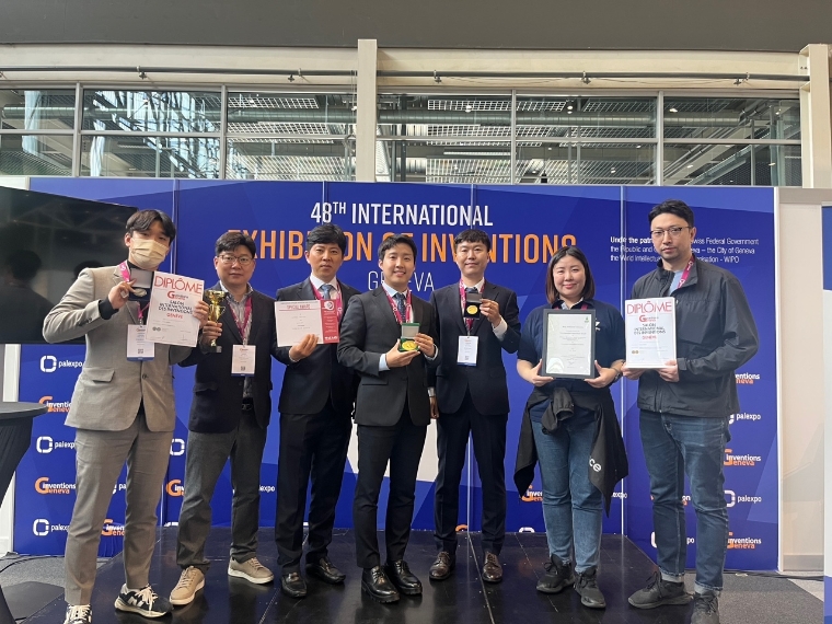 남동발전, '2023 스위스 제네바 발명품 전시회'서 4개 분야 수상