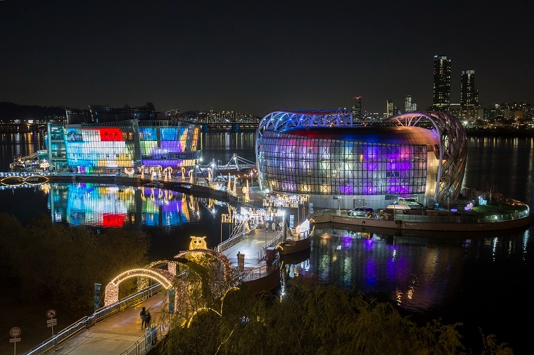 SH, 세빛섬 옥상 정원 전면 개방