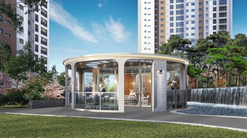 당선작 티하우스 조감도.(사진=LH)