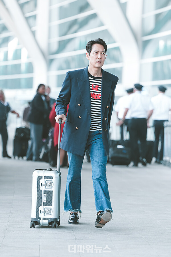 이정재,인천국제공항출국