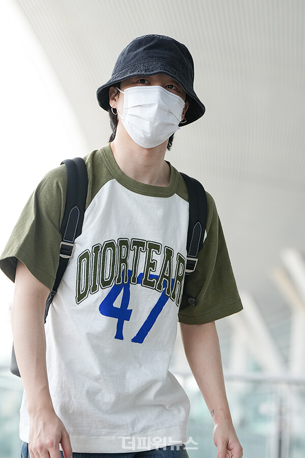 지민,인천국제공항출국