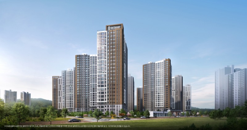 더샵 신문그리니티 투시도.(사진=포스코이앤씨)