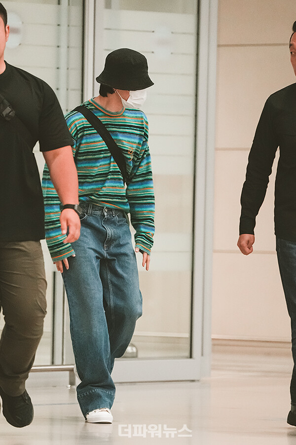 방탄소년단지민,인천국제공항입국