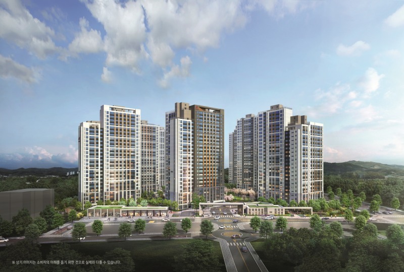 힐스테이트 모종 블랑루체 투시도