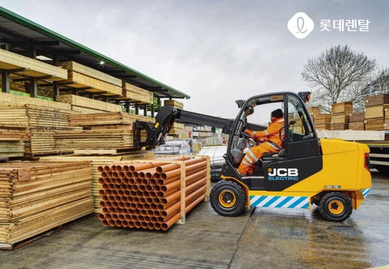 영국 JCB 산업장비 스키드.(사진=롯데렌탈)