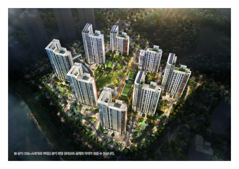 힐스테이트 자이 아산센텀 조감도