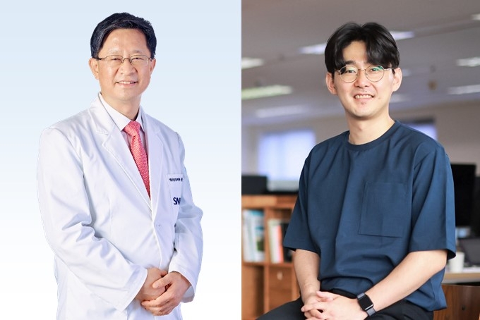 분당서울대병원 정신건강의학과 윤인영 교수(좌), 에이슬립 AI총괄 김대우 박사(우). 사진=분당서울대병원