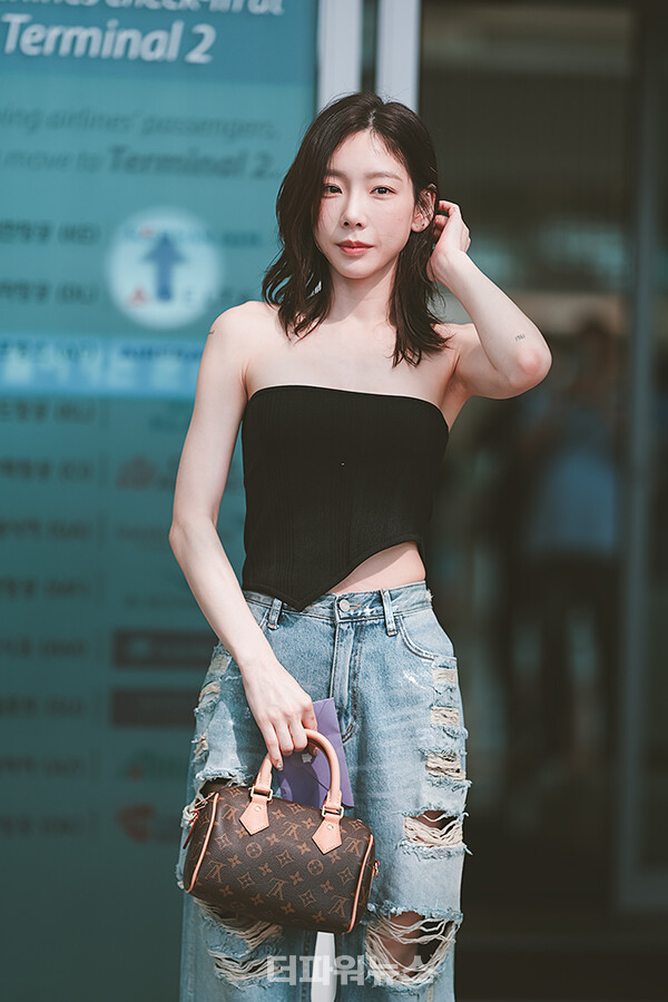태연,인천국제공항출국