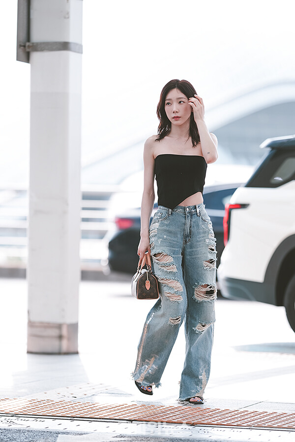 태연,인천국제공항출국