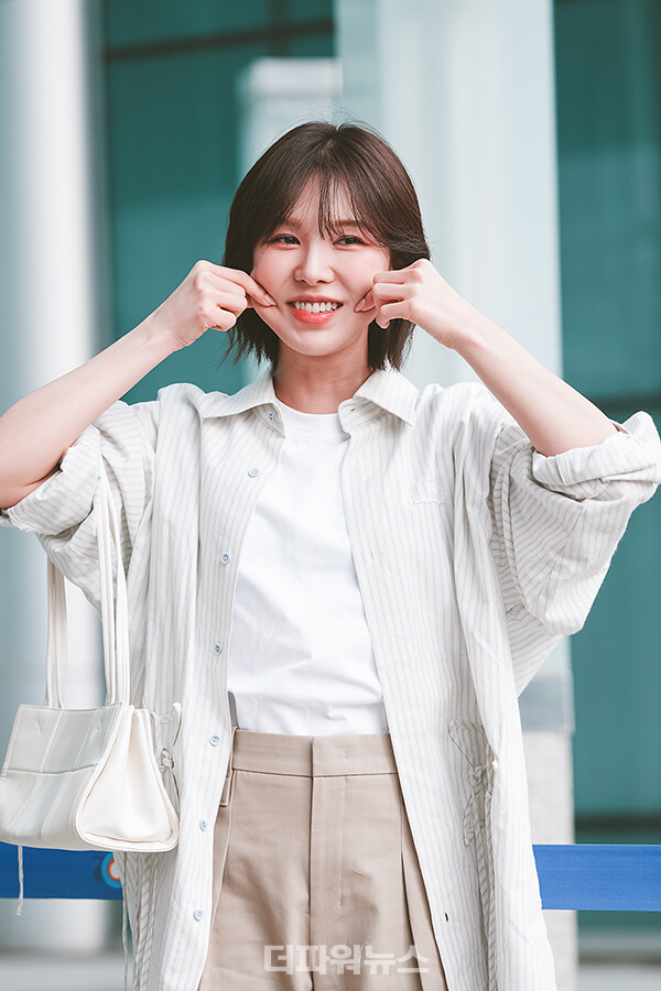 레드벨벳웬디,SBS방송국출근길