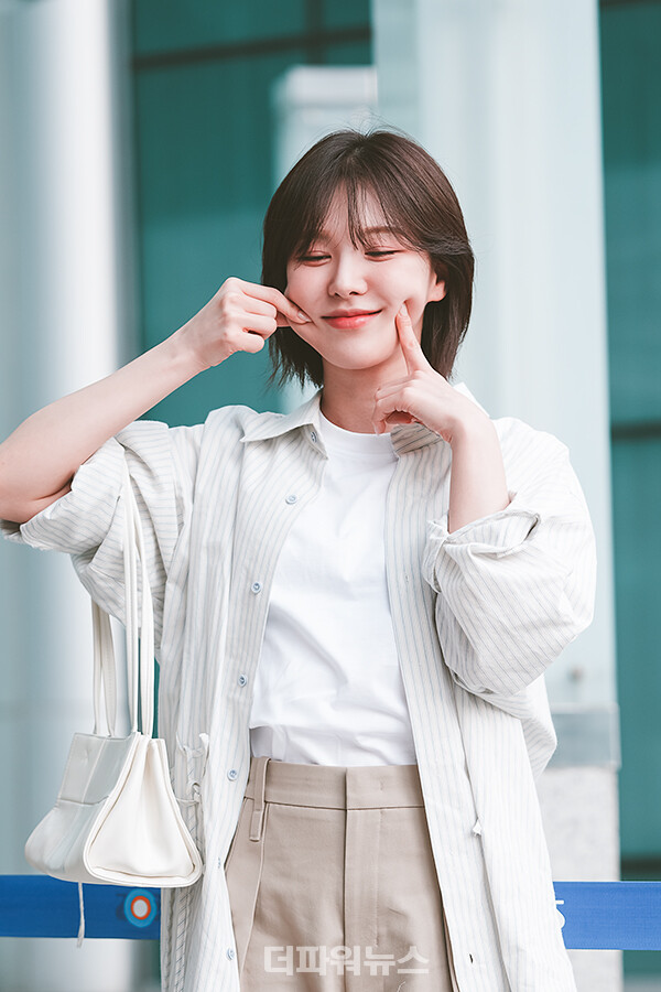 레드벨벳웬디,SBS방송국출근길