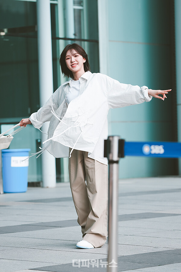 레드벨벳웬디,SBS방송국출근길