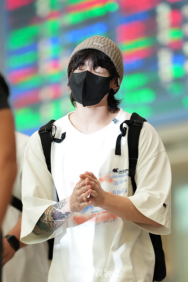 방탄소년단정국,인천국제공항입국