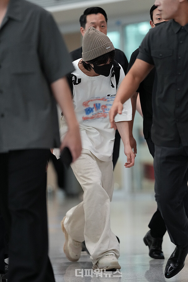 방탄소년단정국,인천국제공항입국