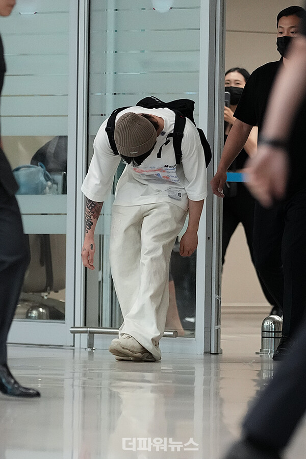 방탄소년단정국,인천국제공항입국