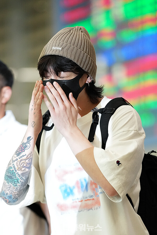 방탄소년단정국,인천국제공항입국