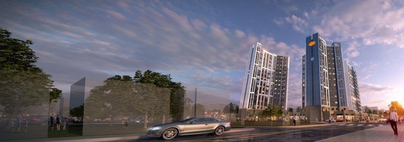 서울 강동구 암사동 가로주택정비사업 투시도.(사진=DL건설)